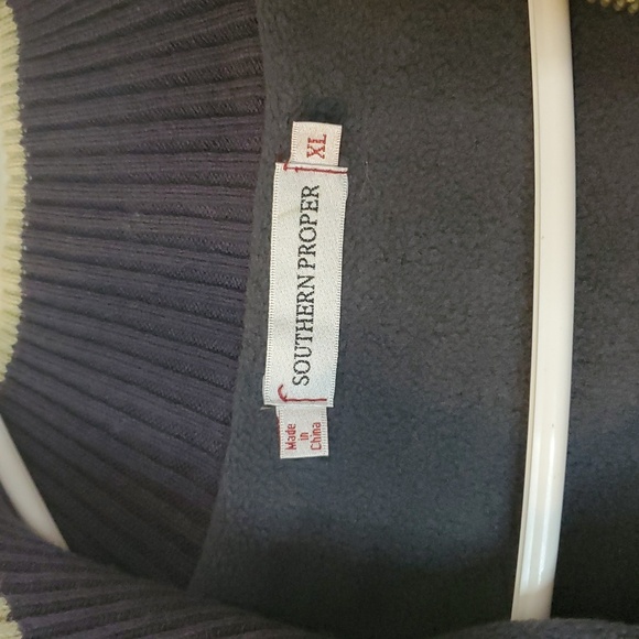 Southern Proper Farm Fairisle Full Zip Lined Sweater Jacket Size XL Preppy Mens - Picture 9 of 15